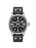 Quartz Military Black 06-4307.04.007 Swiss Mens Dial S-Steel Hanowa Watch