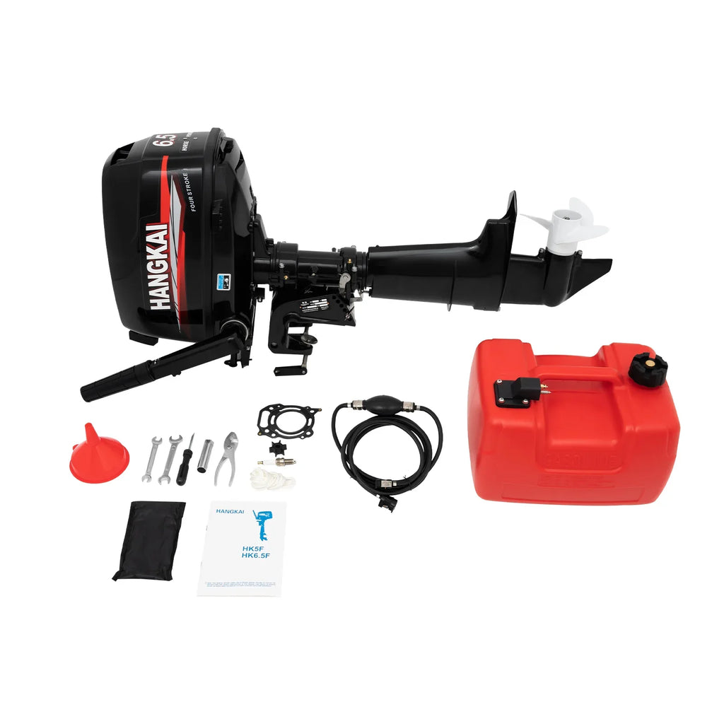 System Duty 6000r/min 123CC Engine Motor Boat & Single Cylinder Anqidi Cooling Max CDI liquid Tiller 4 6.5HP Outboard Stroke Ignition Control with Heavy