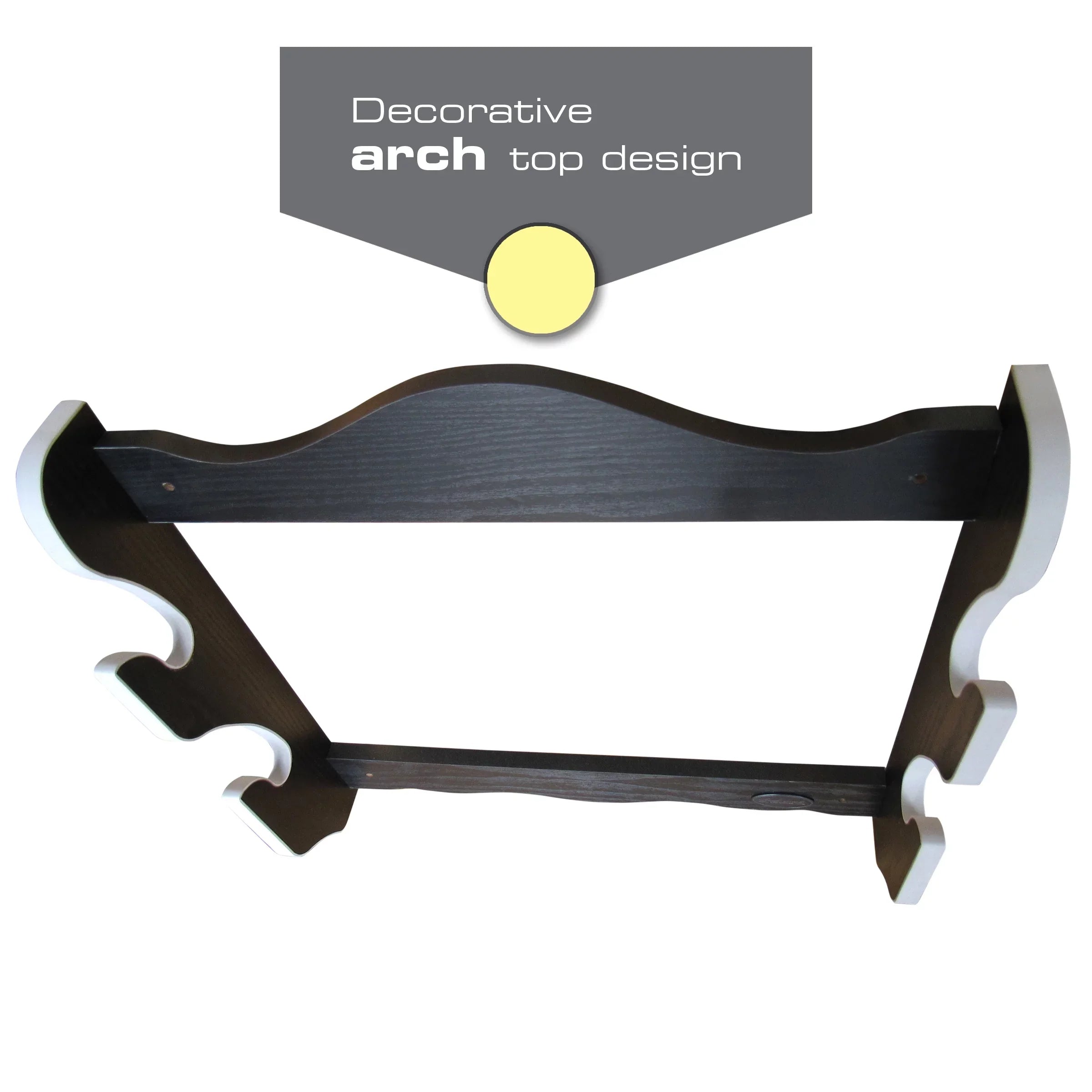 Creations Convenient Sword Mount Katana Rush - 2 Samurai Arts Martial Creek Rack Wall Assembly