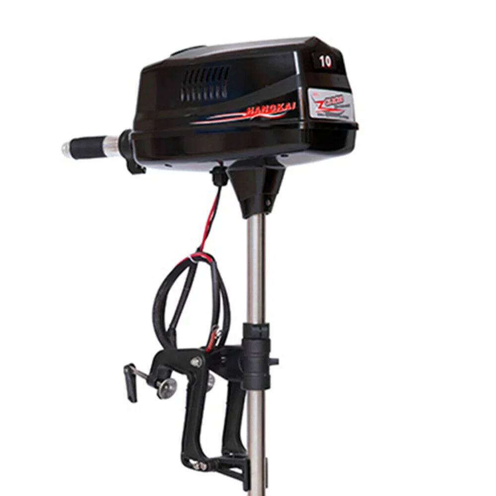 Outboard Brushless Wuzstar Electric w/Propel Engine Fishing Boat 10HP 2.2KW Motor 60V