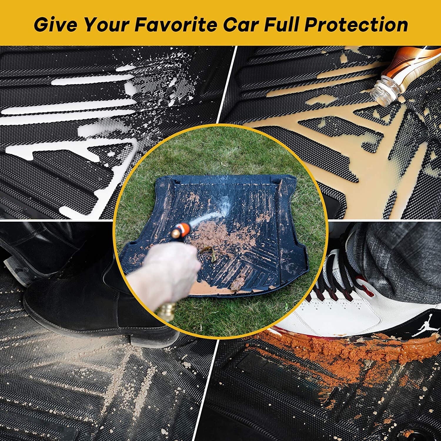 Custom Liner Mats Trunk Mat for Toyota Highlander Cargo Waterproof 2020-2023