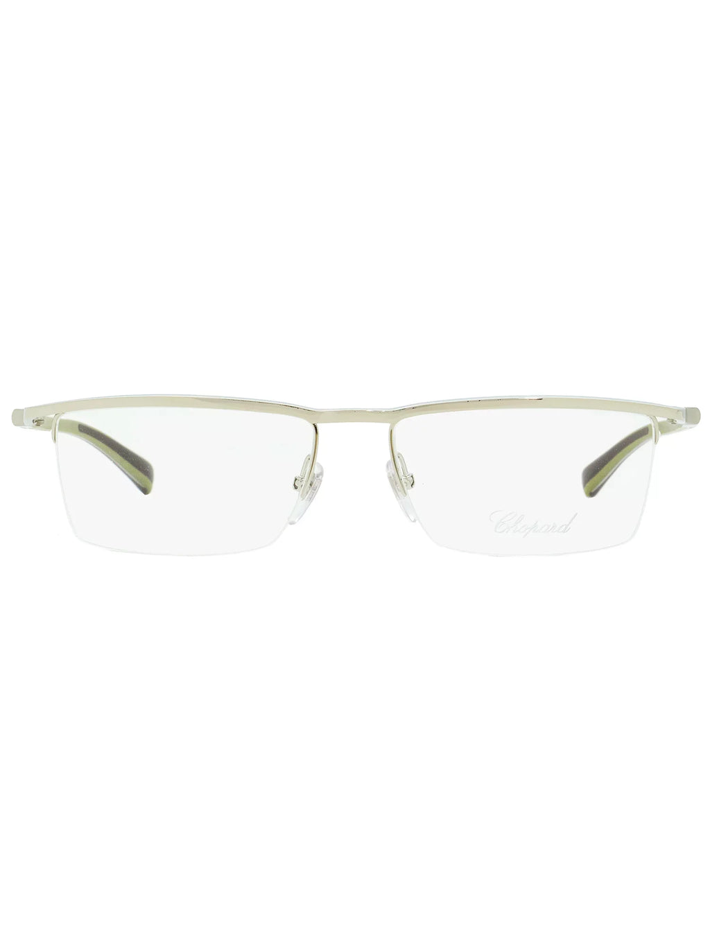 Men's VCHA06579X56 Square Tone Silver Chopard Eyeglass Frames