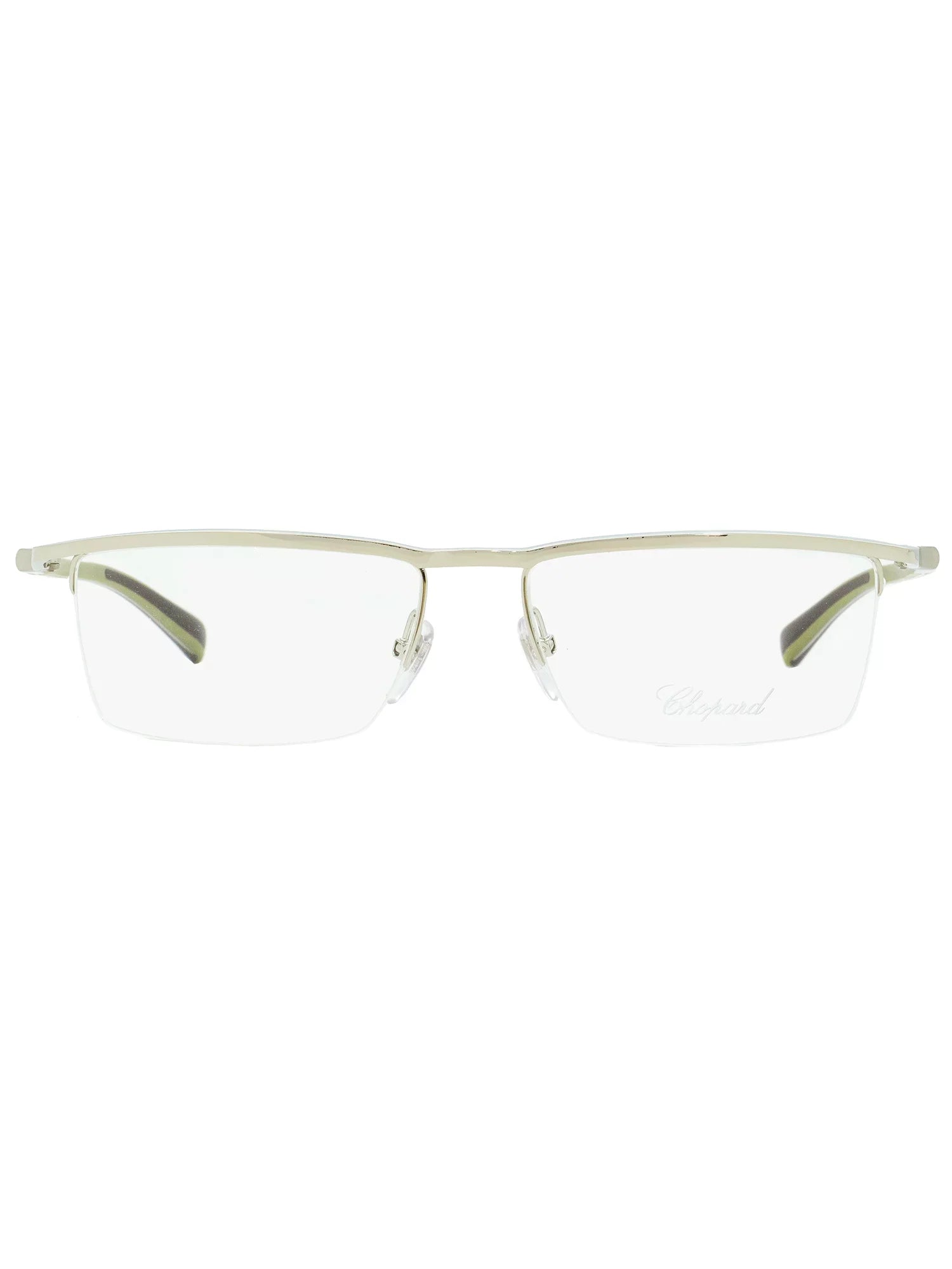 Men's VCHA06579X56 Square Tone Silver Chopard Eyeglass Frames