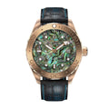 Power Diver BR.AB.8215.L 40 Wrist Automatic Bronze - Approx Reserve Abalone Back CuSn8 liquid Swimming - Down Screw 200M Men - Aquacy Resistance Hours 316L Watches Dive Stainless For Case Watch