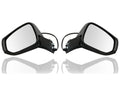 Door '19-21 Spot - - Mirror Pair LE/North Puddle 879100R261, Camera - & Built - Without Blind Signal Lamp & for Textured RAV4/Hybrid Set American & Compatible/Replacement Toyota 879400R261 Non-Heated,
