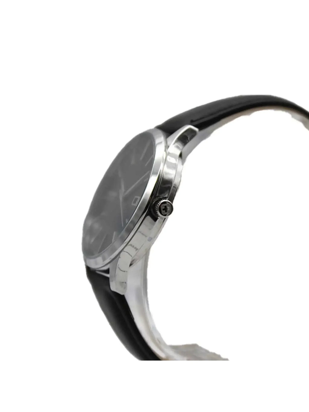 Dial Steel 16-4075.04.007 Watch Mens Hanowa Pure Stainless Quartz Black