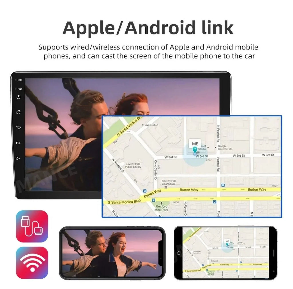 2+32GB 1280*720 Car 6 Player For IPS Radio Android Stereo 2004-2015 12.0 WiFi Navi 9" CarPlay Mazda GPS