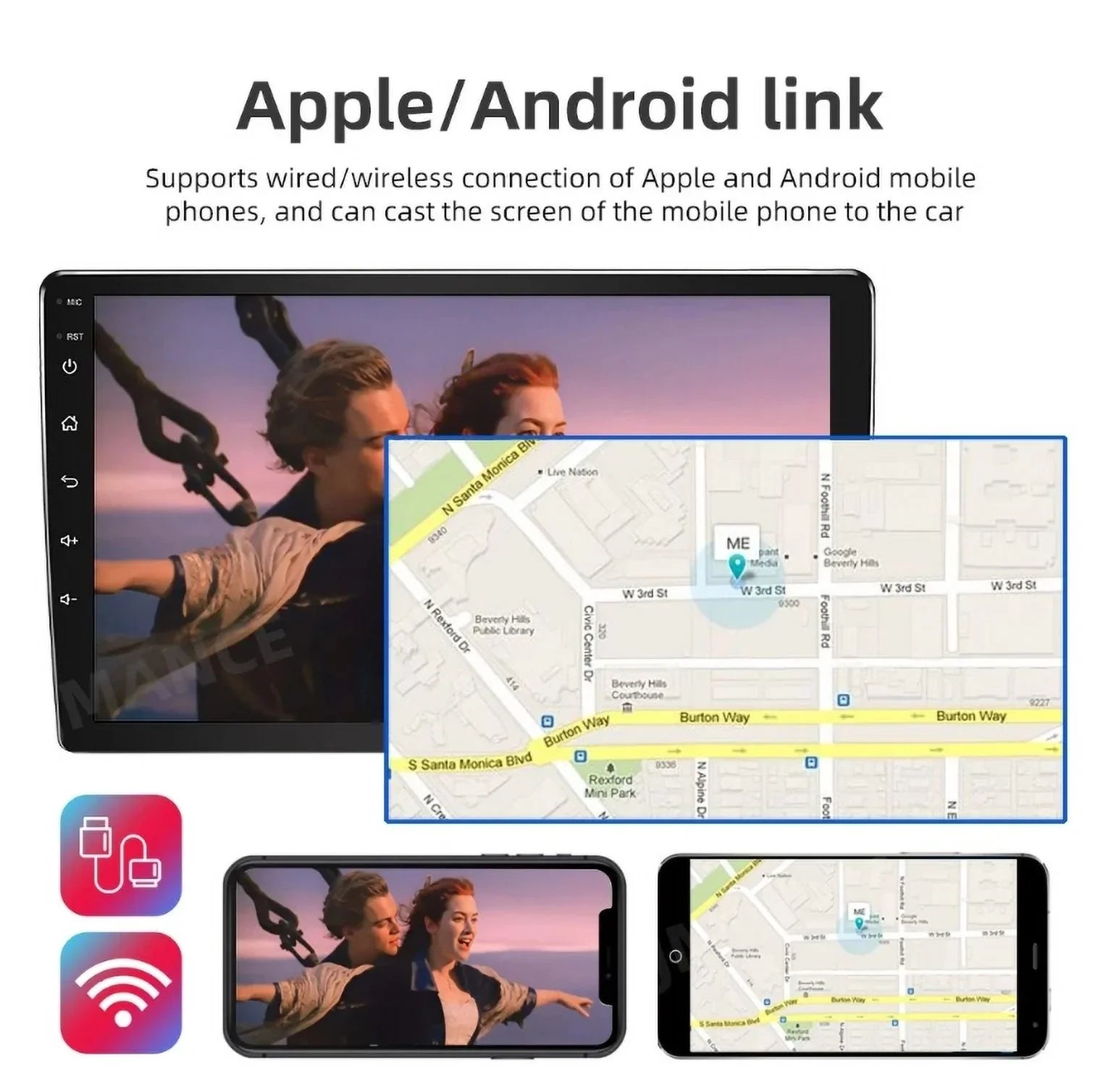 2+32GB 1280*720 Car 6 Player For IPS Radio Android Stereo 2004-2015 12.0 WiFi Navi 9" CarPlay Mazda GPS