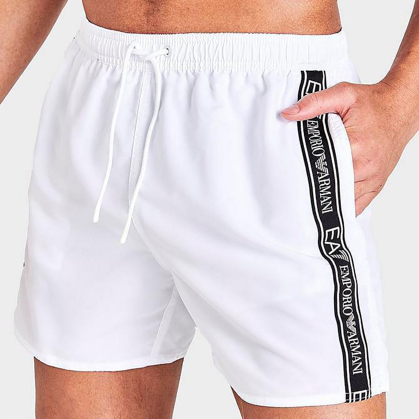 MEN'S ARMANI dimension EMPORIO EA7 TAPED SWIM SHORTS XXLarge