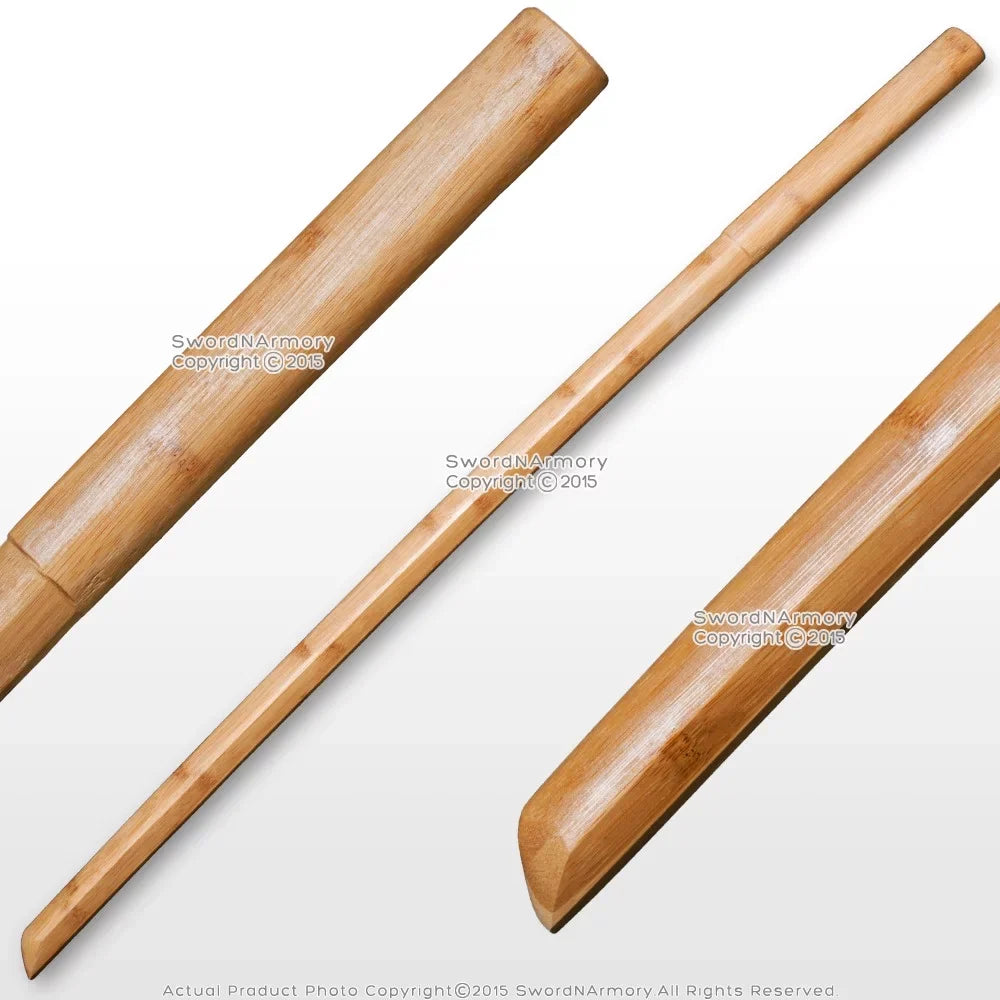 Katana Kendo Daito Bokuto Training Practice Lightweight Bokken Bamboo Sword Compressed 40"