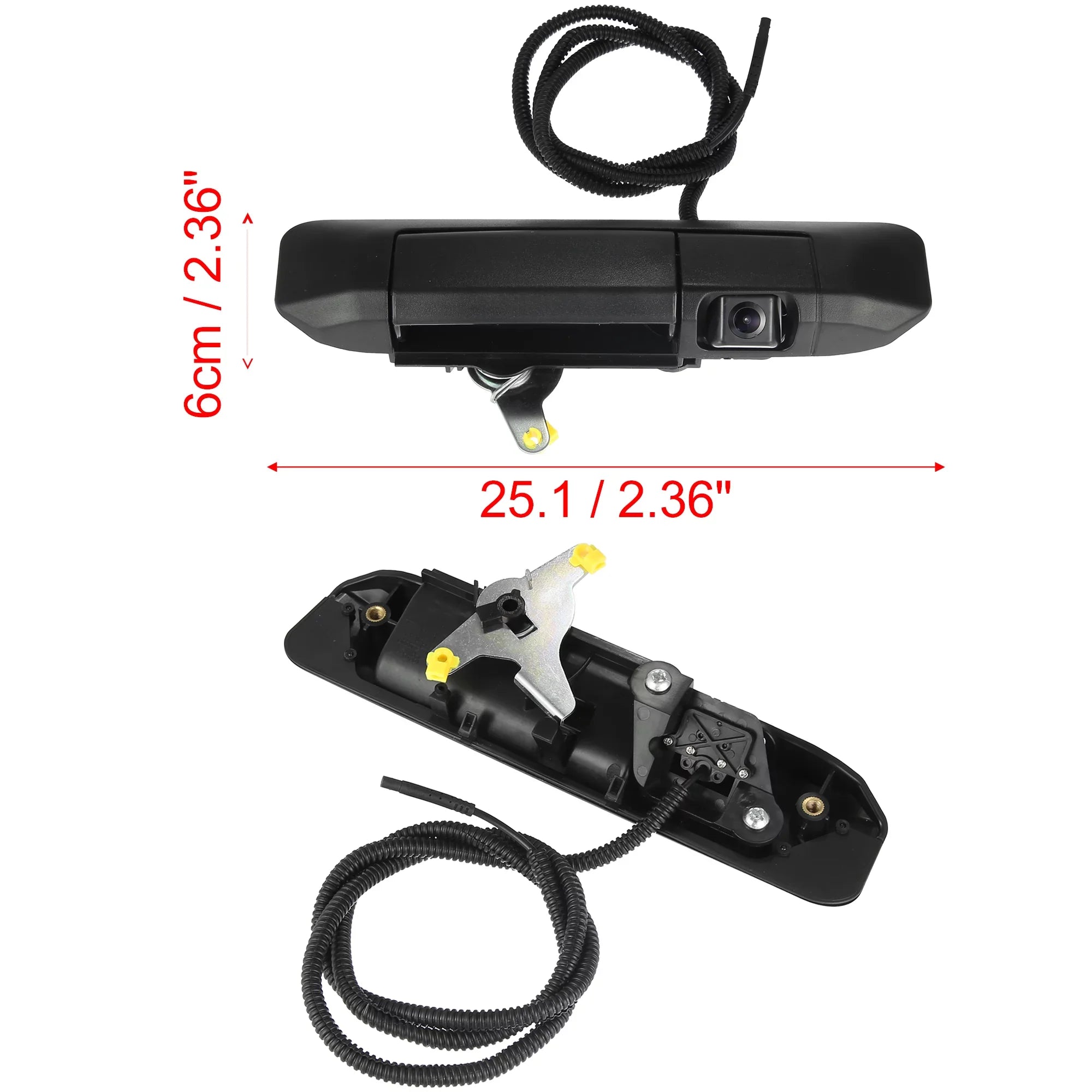 Backup with Set Black 6909004020 Camera Toyota 2005-2014 Tailgaters for Replacement Tacoma Tailgate Handle Car