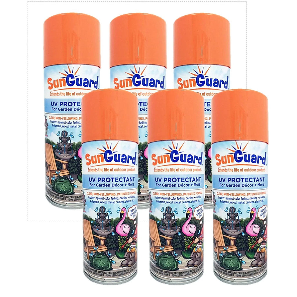More Fading UV Spray Prevents (6-Pack) exterior Decor, Cracking for Peeling Protectant and & Furniture SUNGUARD