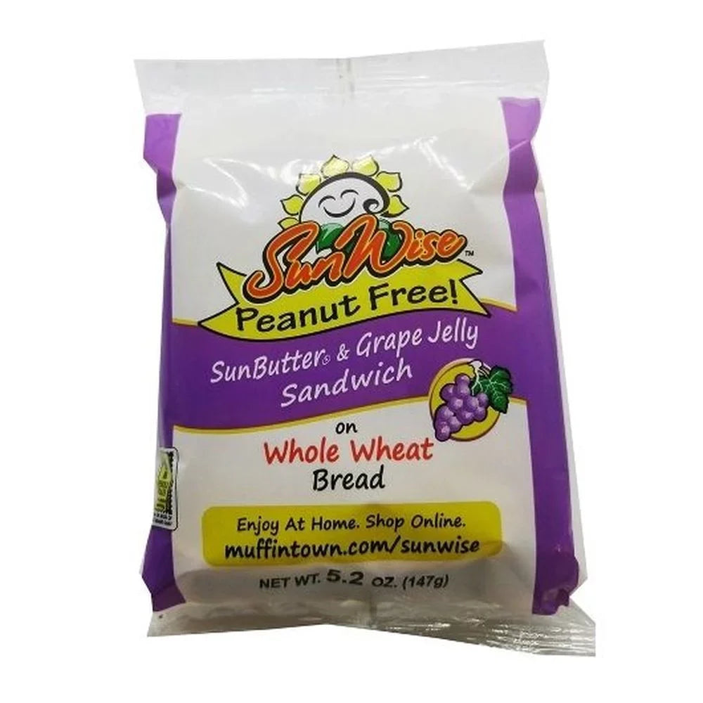 per Ounce SunWise 5.2 Sandwich, 48 -- Grape case Sunbutter