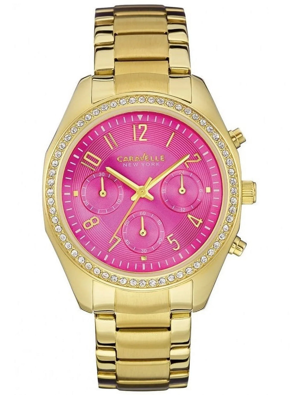 Caravelle York Watch Ladies New 44L168 Melissa Gold-Tone