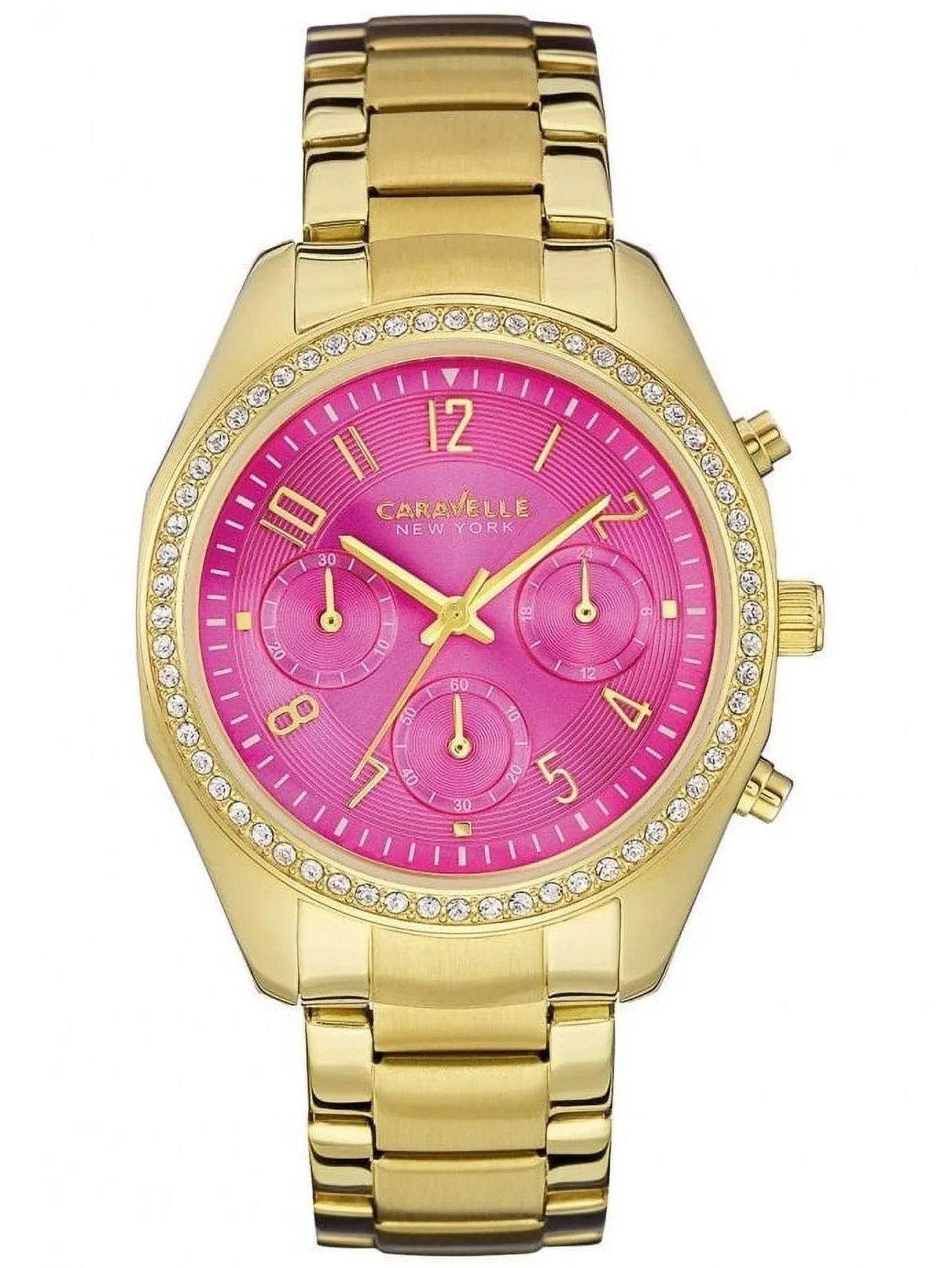 Caravelle York Watch Ladies New 44L168 Melissa Gold-Tone