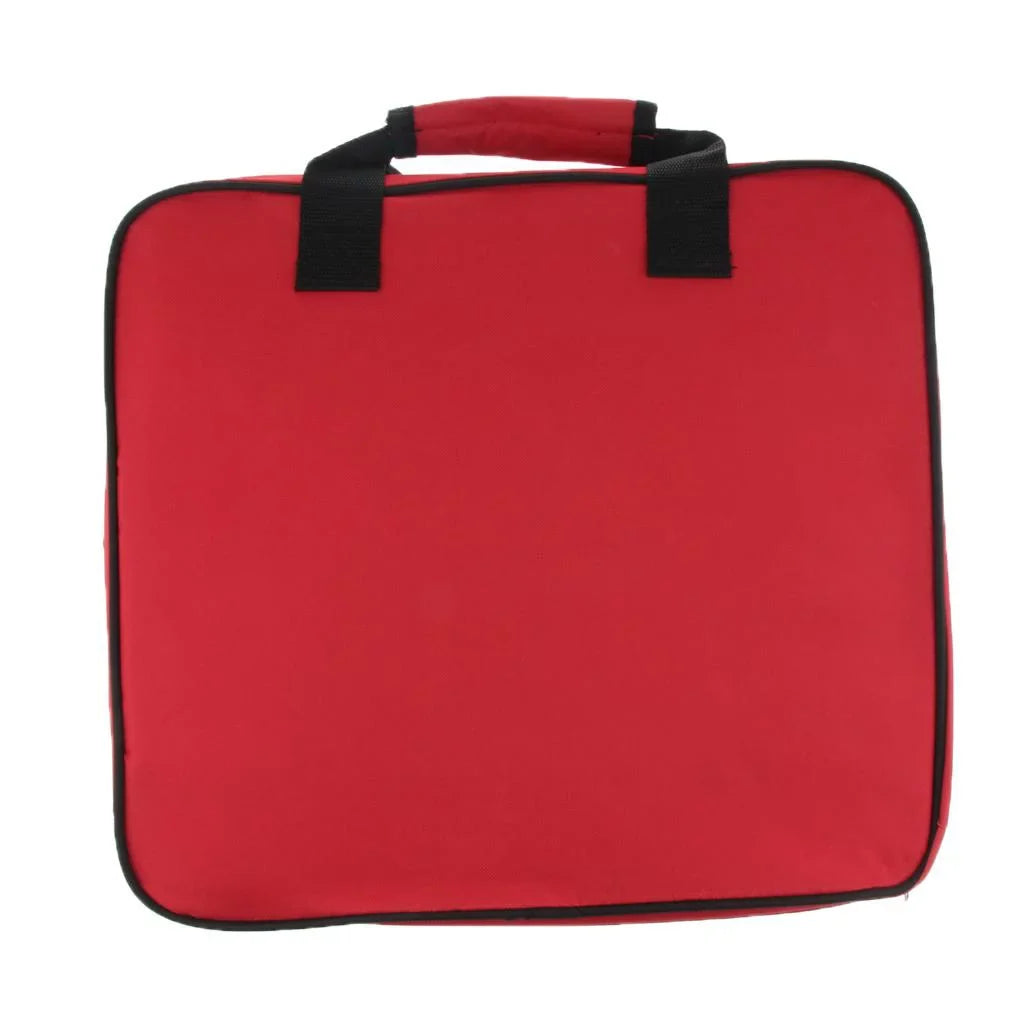 Folding red Bleacher Portable with Cushion Seat Seats Cushion Backs Stadium