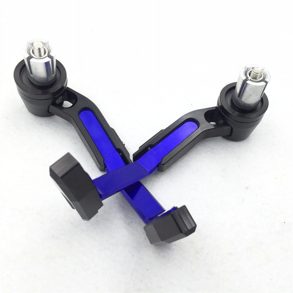 Angel Ninja Motorcycle 7/8"(22mm) For Brake Proguard HTT-MOTOR Suzuki RM Blue Adjustable Pro Hayabusa GSXR Length Black DR Clutch Protector Guard CNC Protect Levers Aprilia Kawasaki Climber