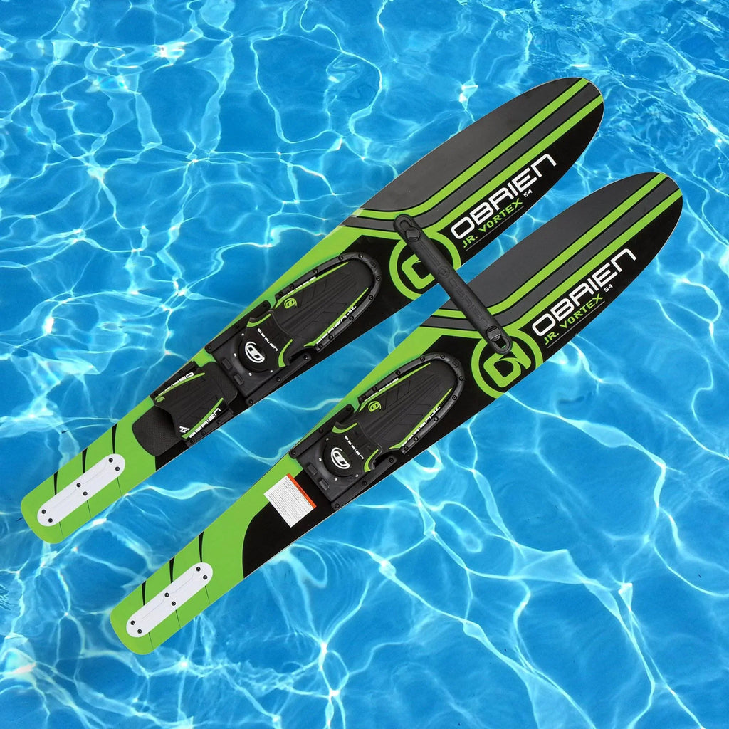 54" dimension Combo dimension 7, Kids (2 liquid 2-Mens OBrien Skis, Adjustable Pack) Green