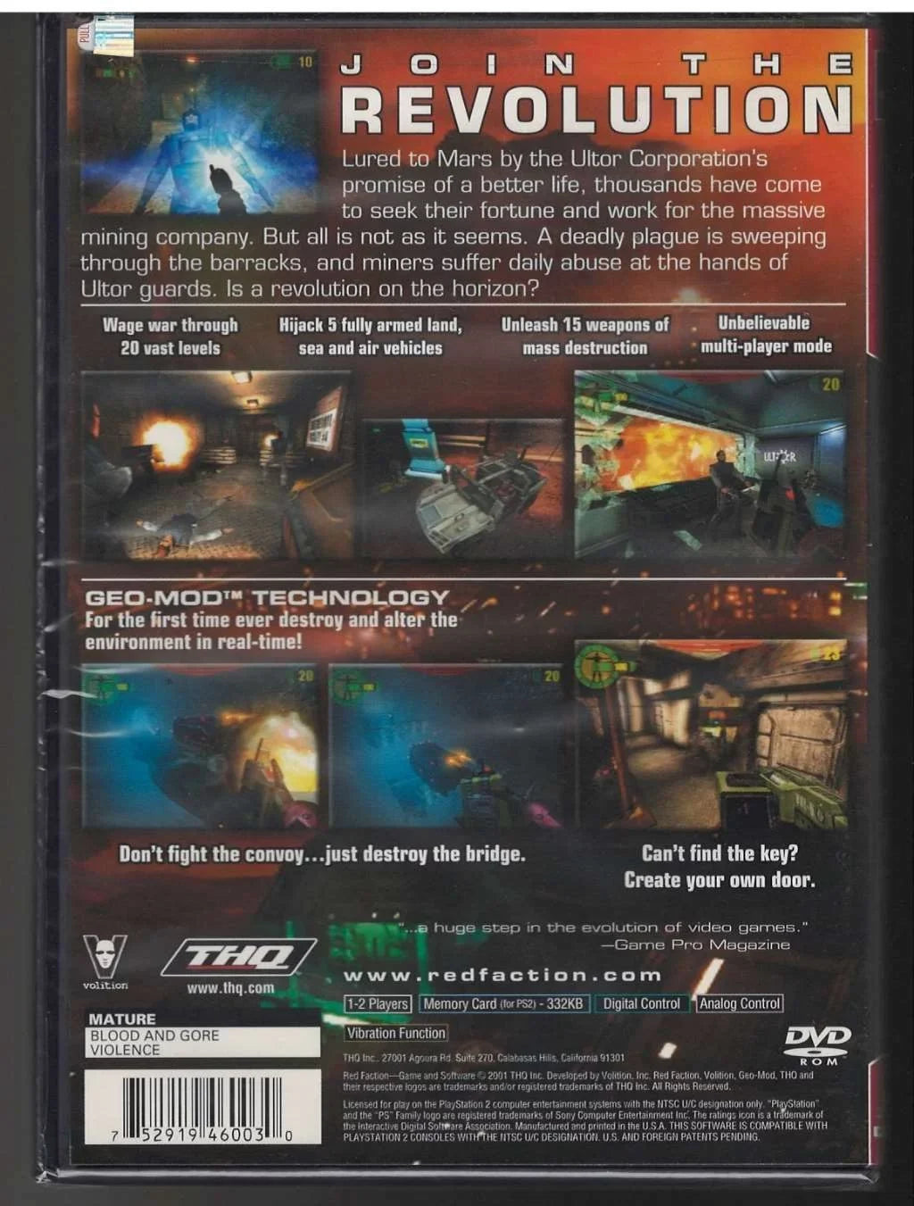 New Hits) Sealed (Brand Version) PS2 US Faction Playstatio (Greatest Factory Red