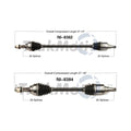 2018 For 2016 2017 CV 2013 Front CV Axle Assembly TrakMotive Joint Assembly 2014 Nissan Sentra Shaft 2015