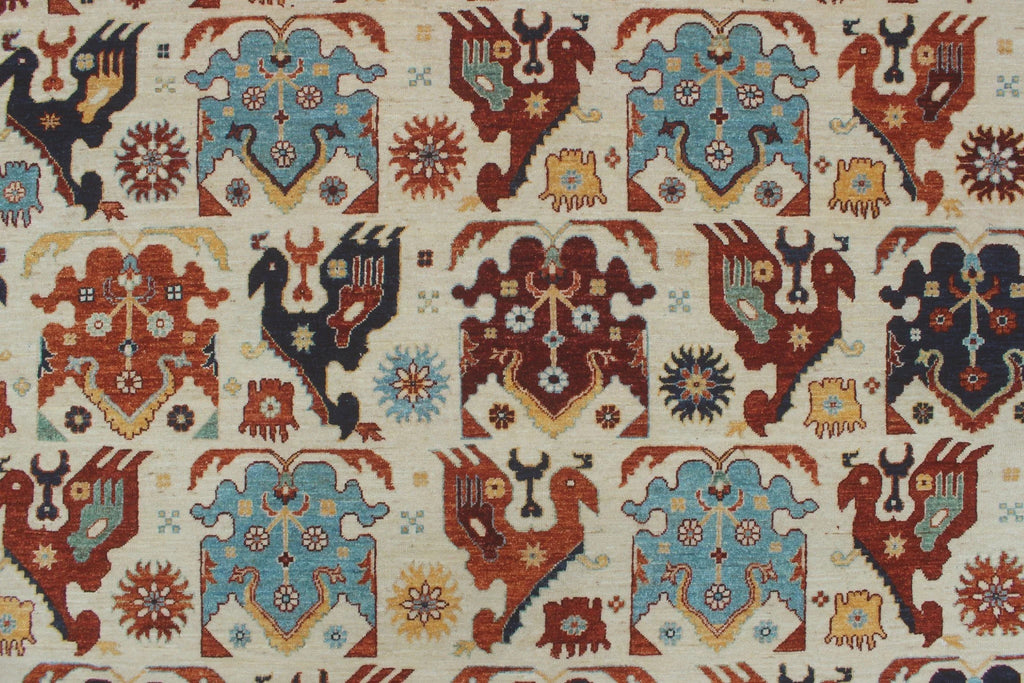 Aria x Rug, 8'8" Gormal Ivory/Blue 11'11"