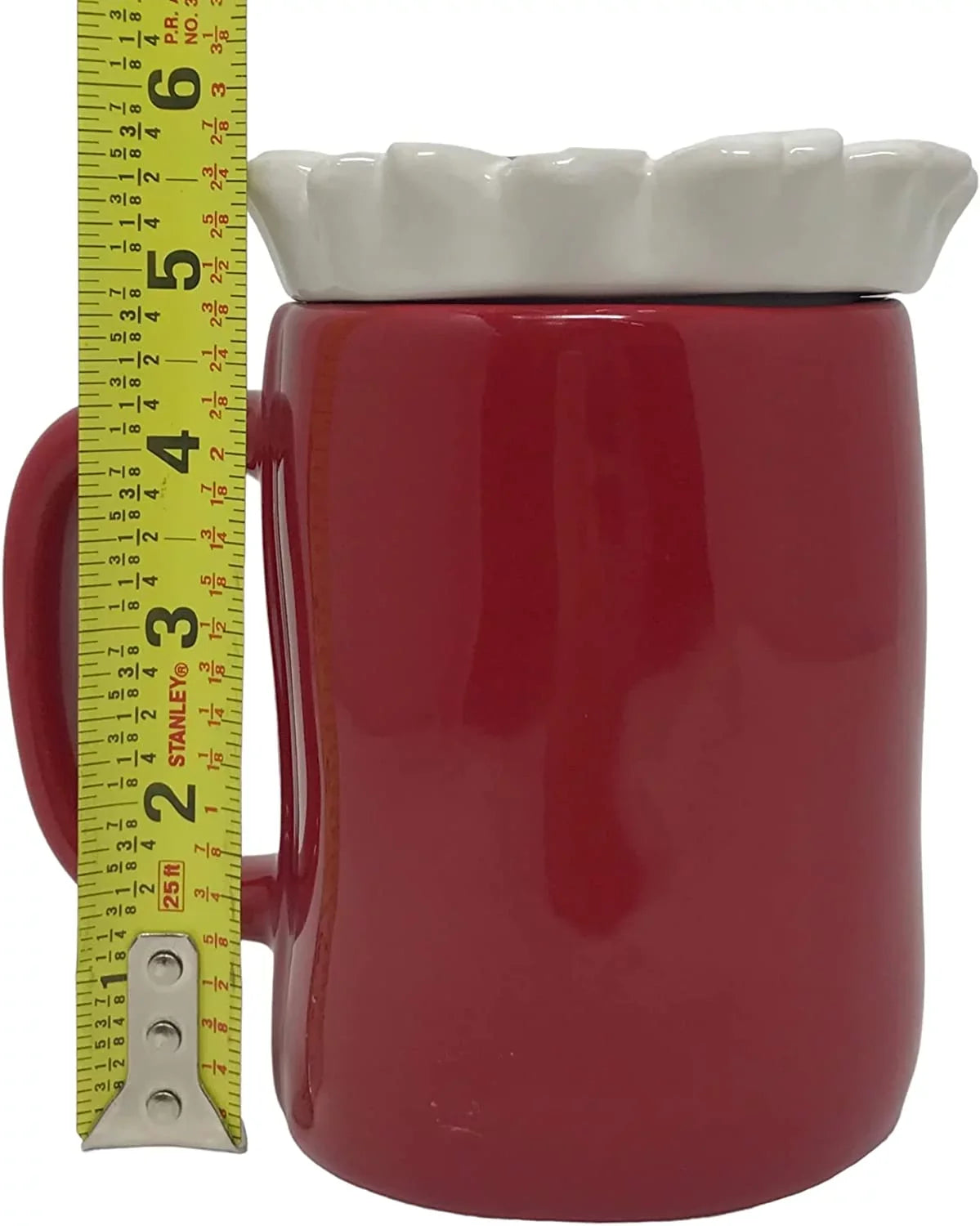 LL Black Bug Love Red Magenta White Mug Letters Rae and Ladybug Ceramic Valentine's Red with Dunn Day Top by