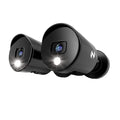 Pack Wired Cameras On Add Deterrence 2 - - Black 1080p