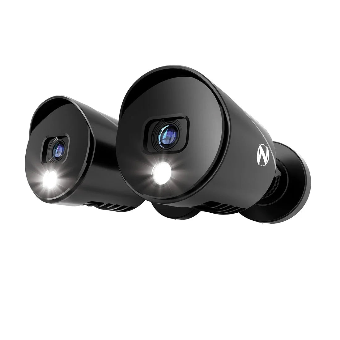 Pack Wired Cameras On Add Deterrence 2 - - Black 1080p