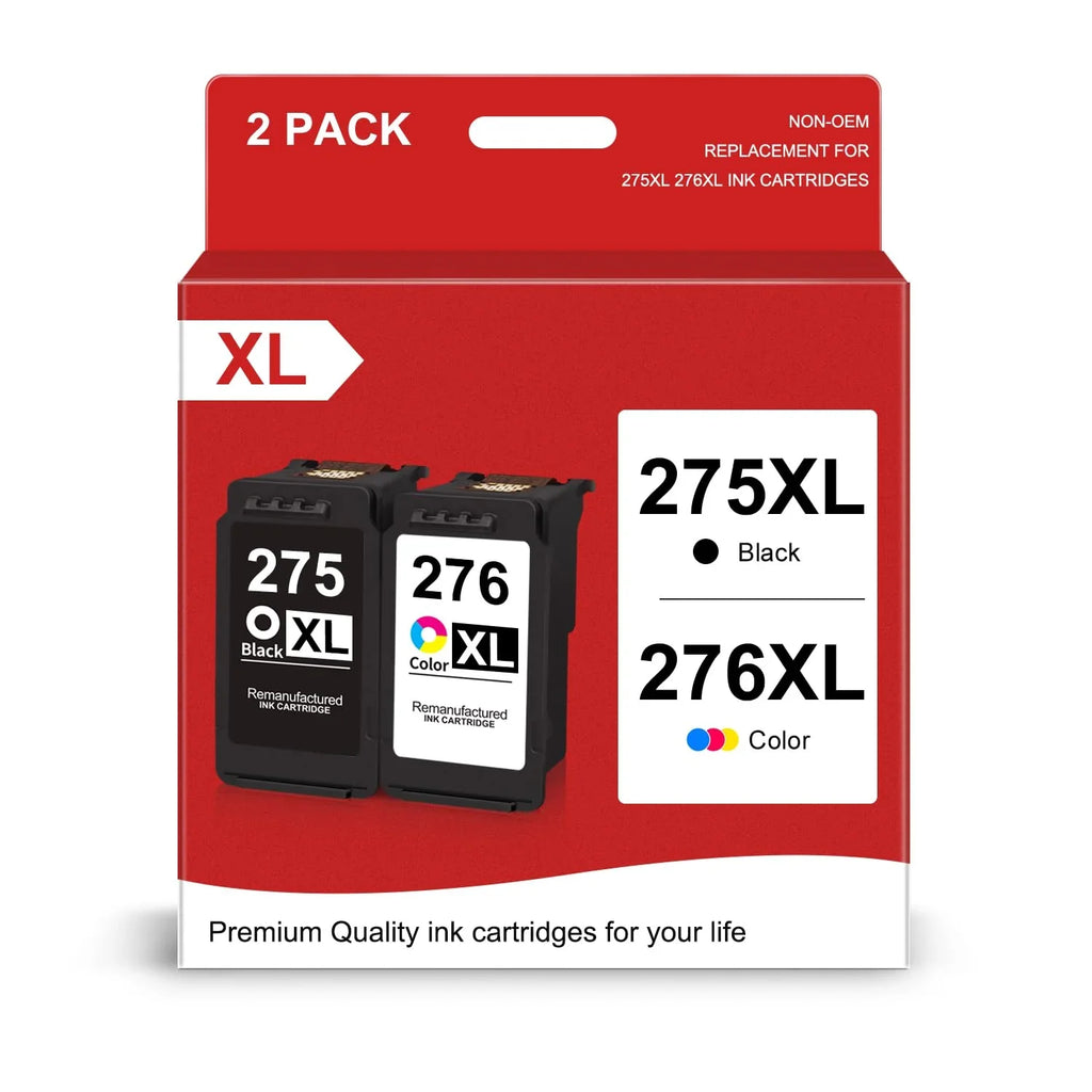 TS3520 Pack Combo Black,1 Canon TR4720 Cartridge TS3522 (1 PG-275 XL 276 Pack Used Value PIXMA for XL/CL-276 for and Color) Ink TR4722 Ink 275 Replacement
