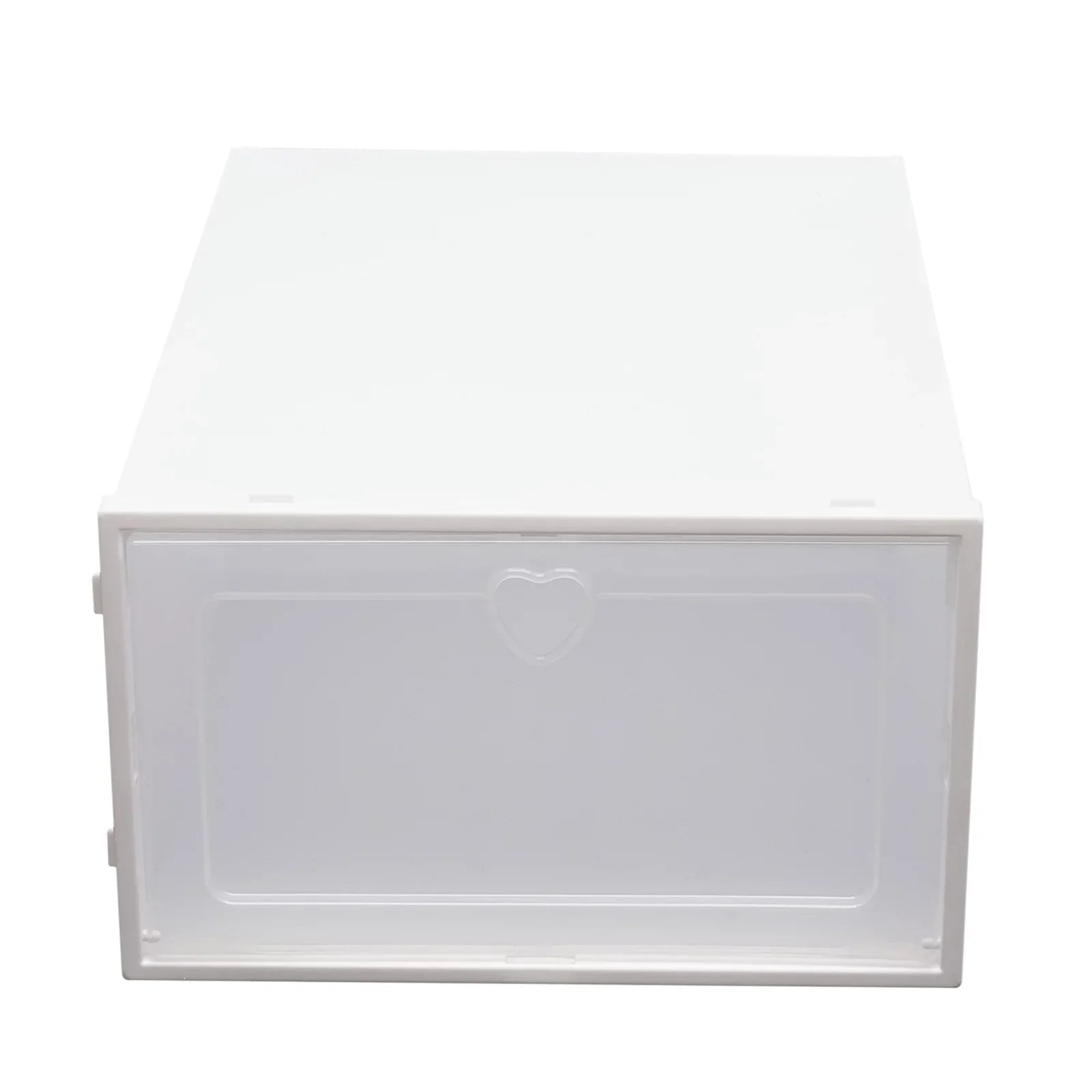Boxes Storage Flip Plastic Organizer Shoe 20Pcs Case Drawer Clear Box Clamshell Stackable Container Shoe Foldable Loyalheartdy