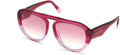 Lens Gradient Gradient Sunglasses Secret 0021 Red W/ Victoria's Red