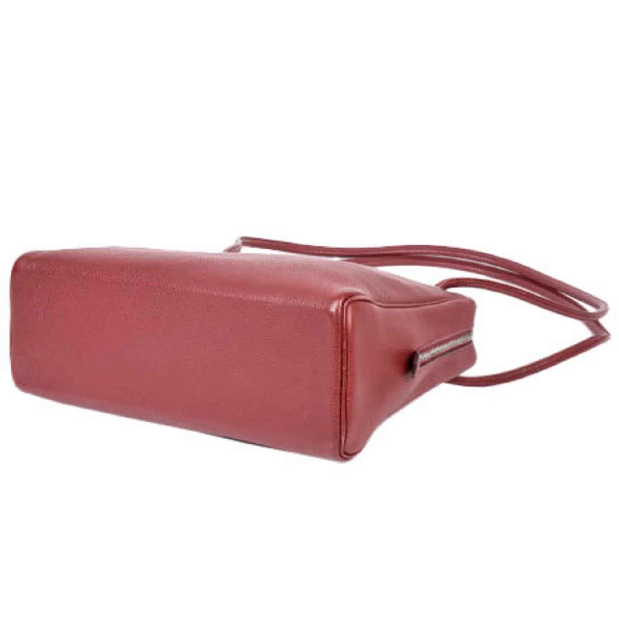 stamp (Good) Hermes Rouge □D Ash GM HERMES Togo Pre-Owned bag shoulder Tintin