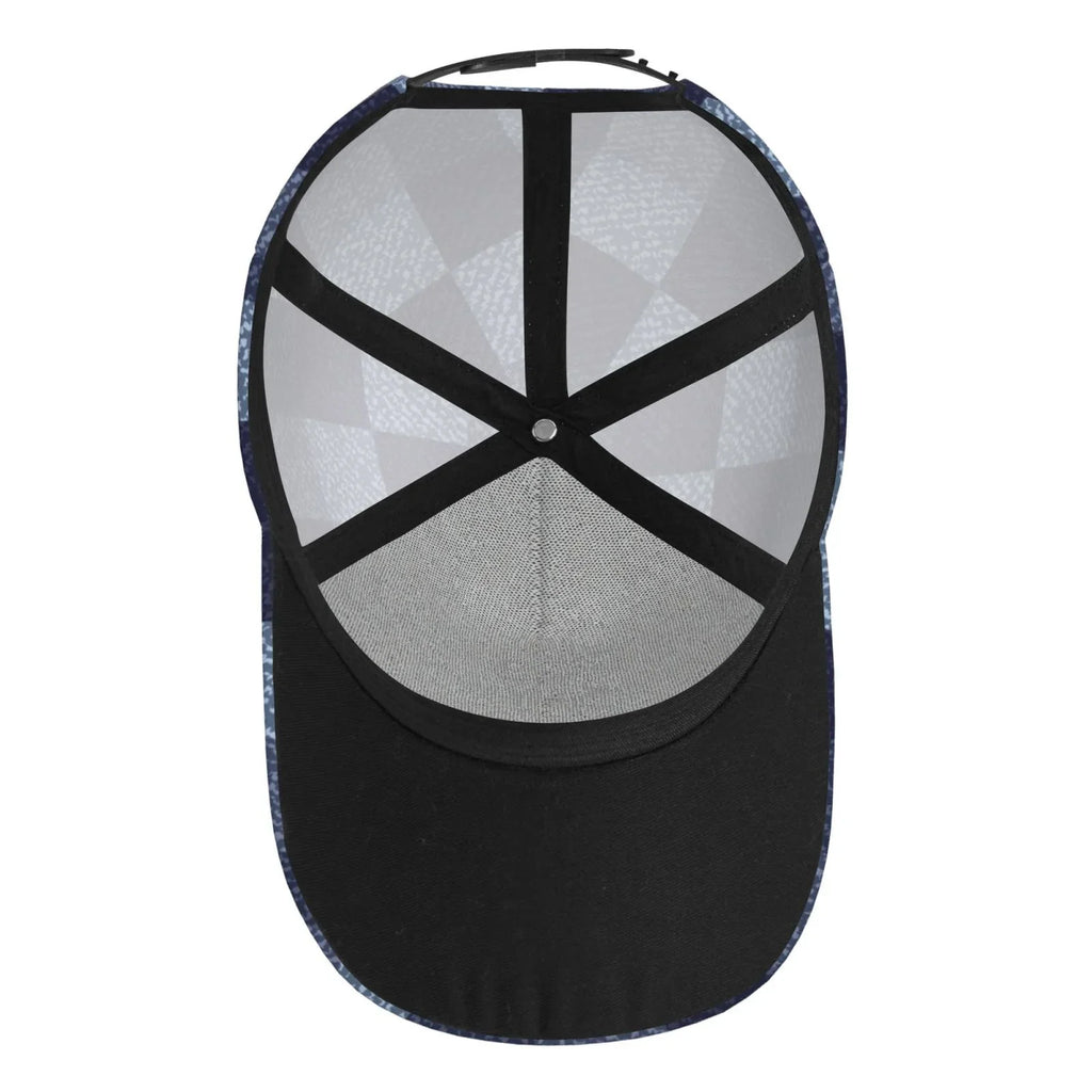 Blue Men Dad Women Cap Cotton Hat Gingham for Soft Check Haiem Headwear Buffalo design Adjustable Hats Unisex Baseball Fashion