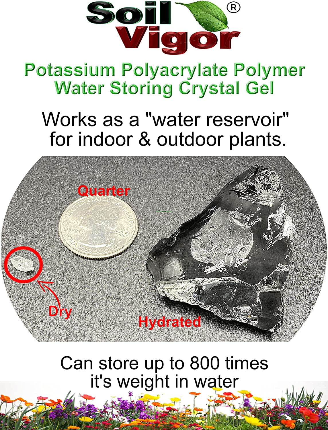 The ph 45 Pounds Soil Potassium Keep Regulate Plant Moisture Polyacrylate of and for
