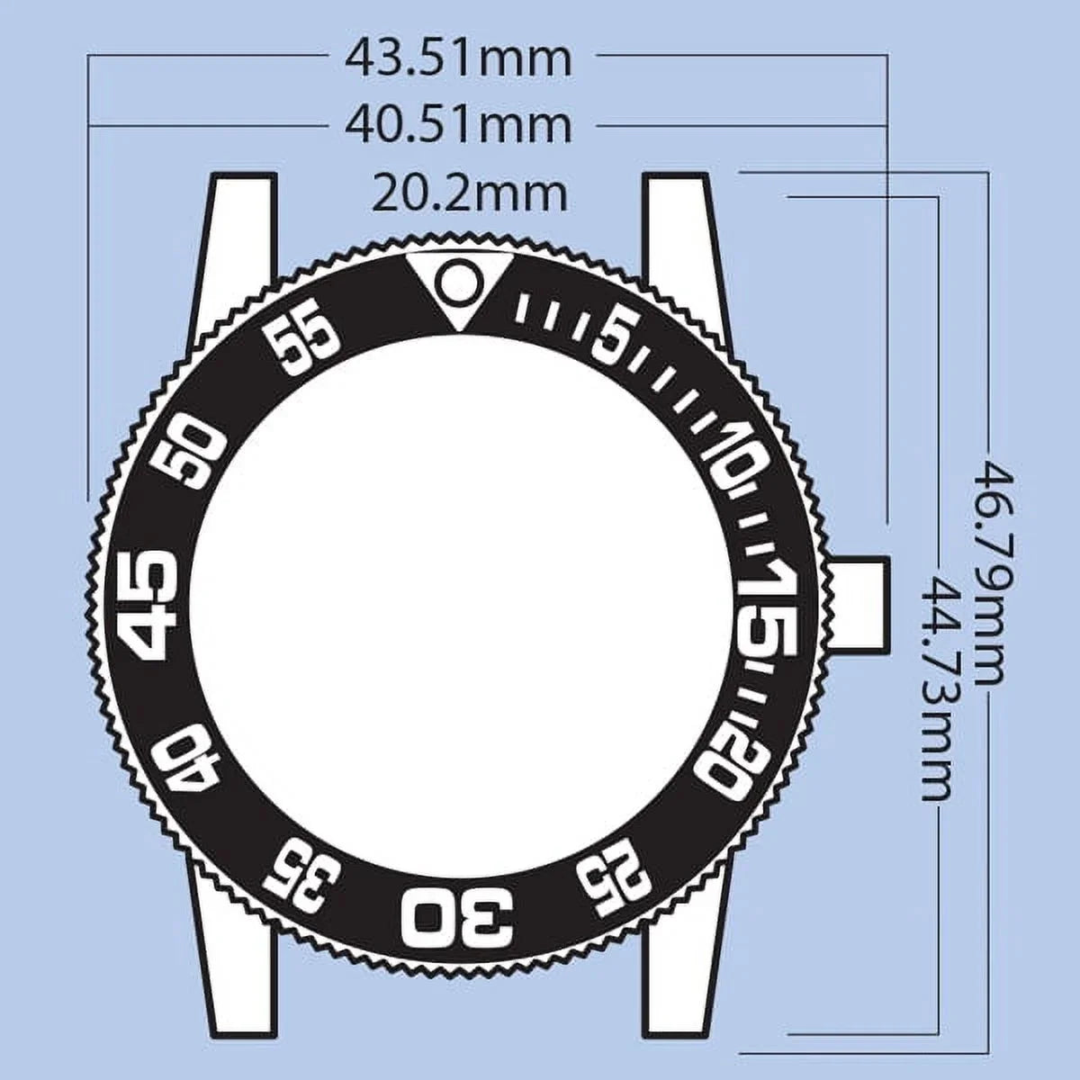 AnoChrome Men's Panthers Pittsburgh Steel Watch Color Competitor Bezel