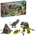 Building Dino-Mech Pieces) Jurassic World vs LEGO Toy (716 rex Dinosaur Battle 75938 T.