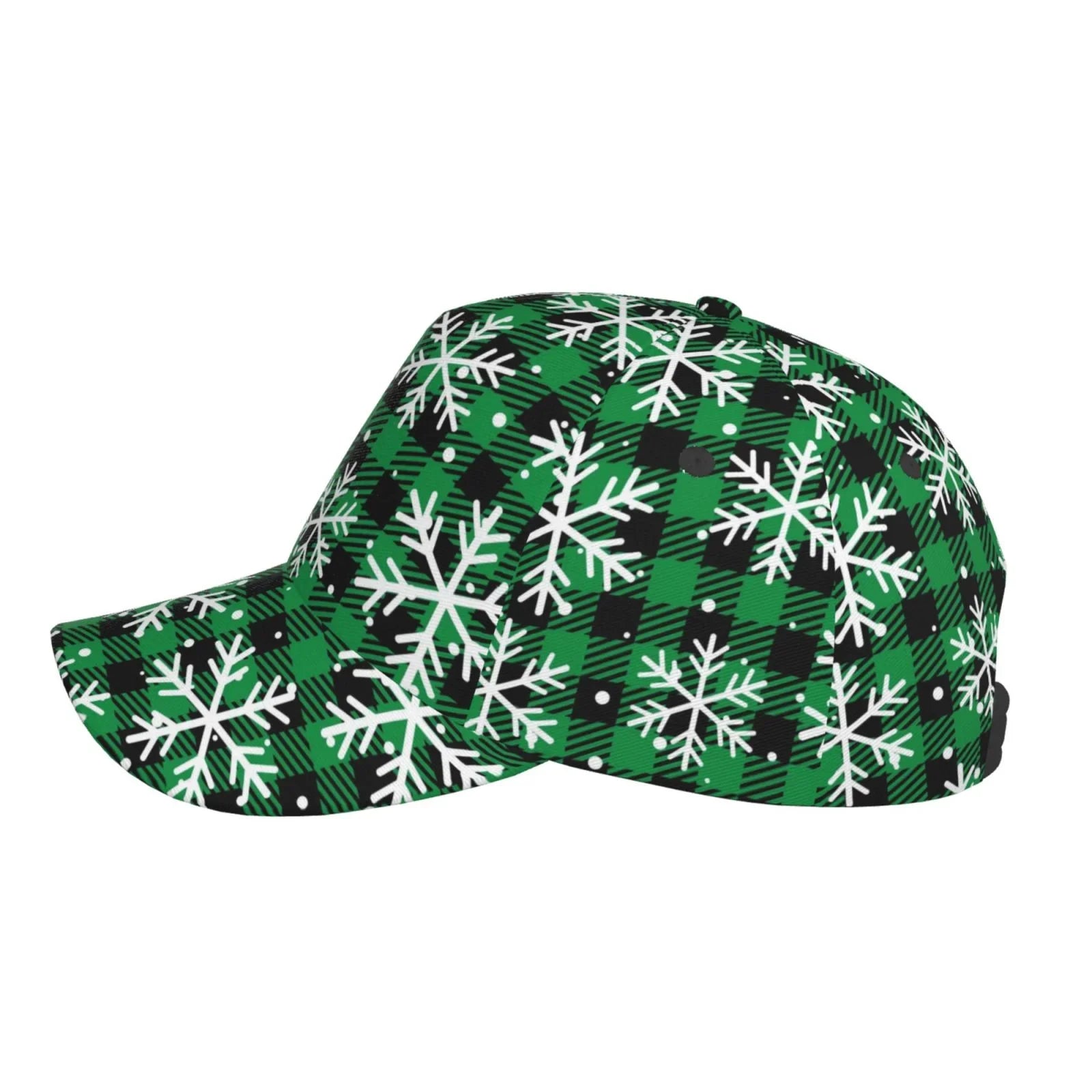 Plaid) Workouts Seasons Baseball exterior dimension Running Dad Activities At for Hat(Christmas Pattern All and Adjustable Buffalo Balery Cap