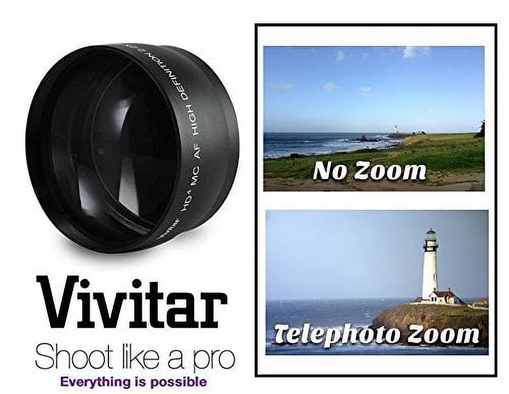 Wide Angle Compatible) Hi-Def Set For (46mm DMC-G7K & DMC-G7 Lumix Lens Panasonic Telephoto