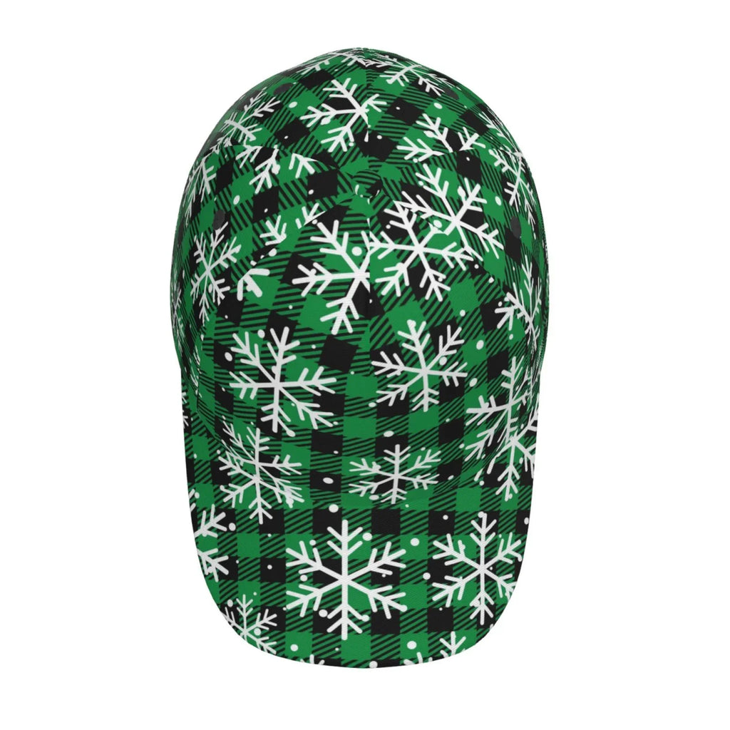 Plaid) Workouts Seasons Baseball exterior dimension Running Dad Activities At for Hat(Christmas Pattern All and Adjustable Buffalo Balery Cap
