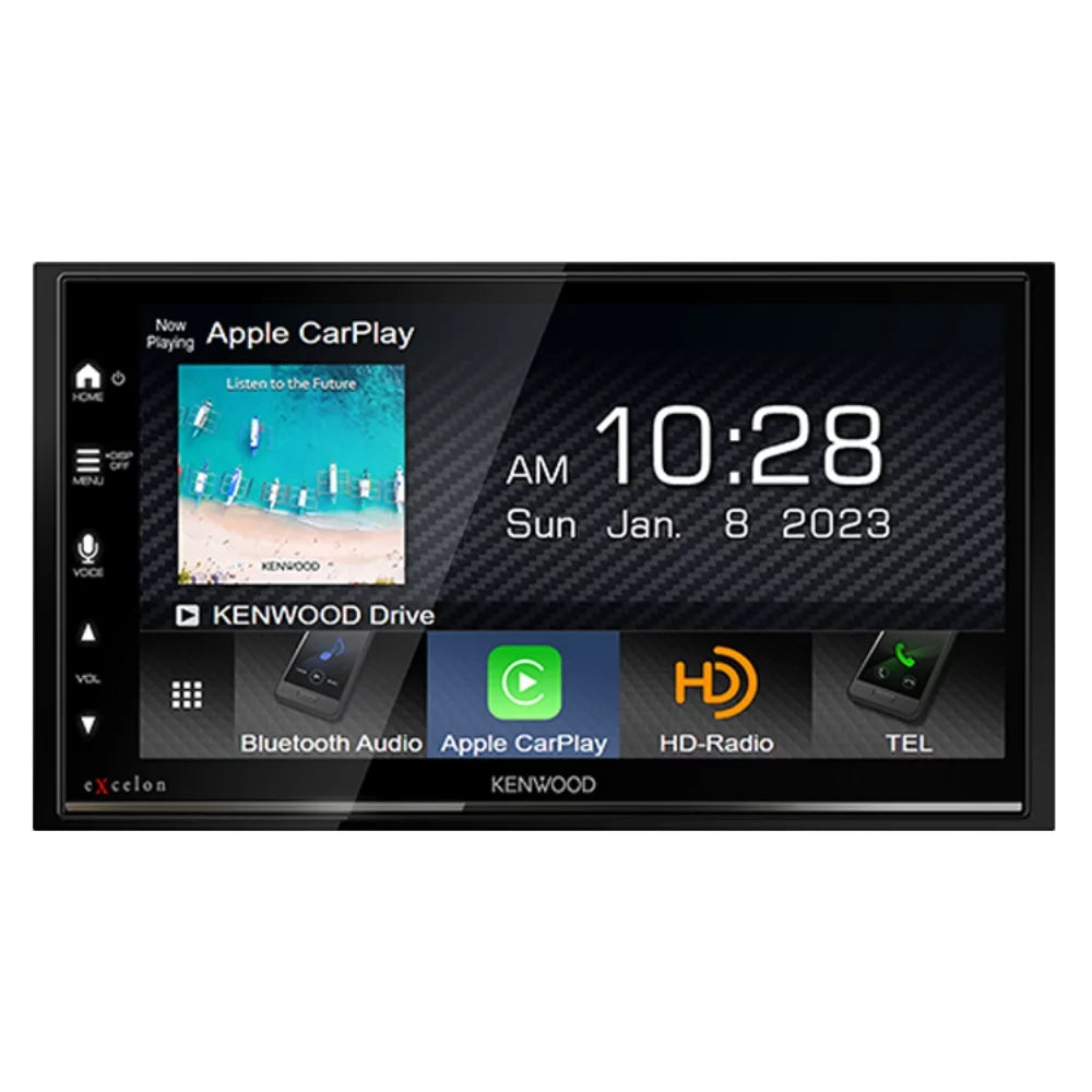 Receiver New 6.8" SXV300V1 Tuner Multimedia and DMX809S Kenwood SiriusXM Digital