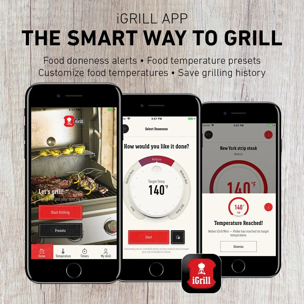 iGrill Mini App-Connected Weber Thermometer