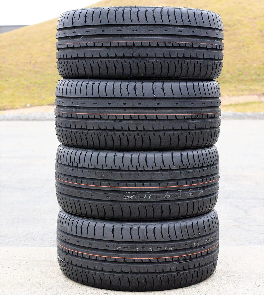 2017-23 Touring (TWO) Pair 95Y 235/40ZR18 Focus Civic XL Tires Fits: Sport Honda Performance 2 Phi Accelera Titanium, 235/40R18 of High 2012-18 A/S