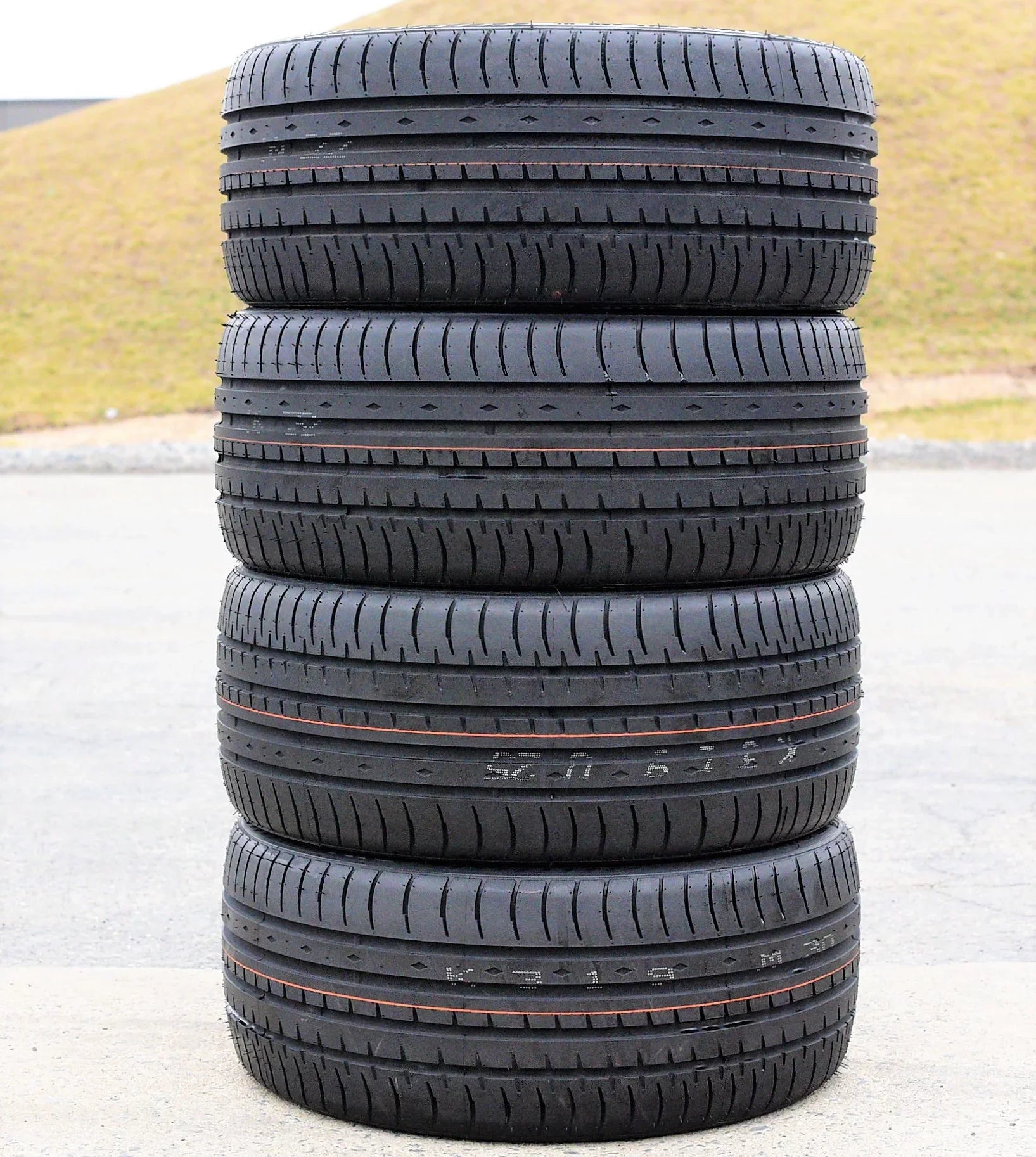 2017-23 Touring (TWO) Pair 95Y 235/40ZR18 Focus Civic XL Tires Fits: Sport Honda Performance 2 Phi Accelera Titanium, 235/40R18 of High 2012-18 A/S