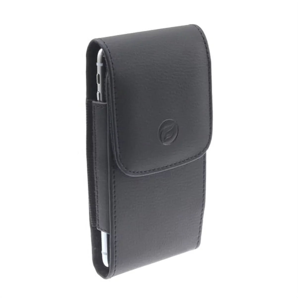 Kyocera Mic G7 Play, Vertical LG X Pro Leather G7 Black Motorola Case - 2 DuraForce G6 R8X X4 One, Maxx Retractable Moto ThinQ, Hands-free G8 Droid for - Earphones ThinQ Play 2 w Headset