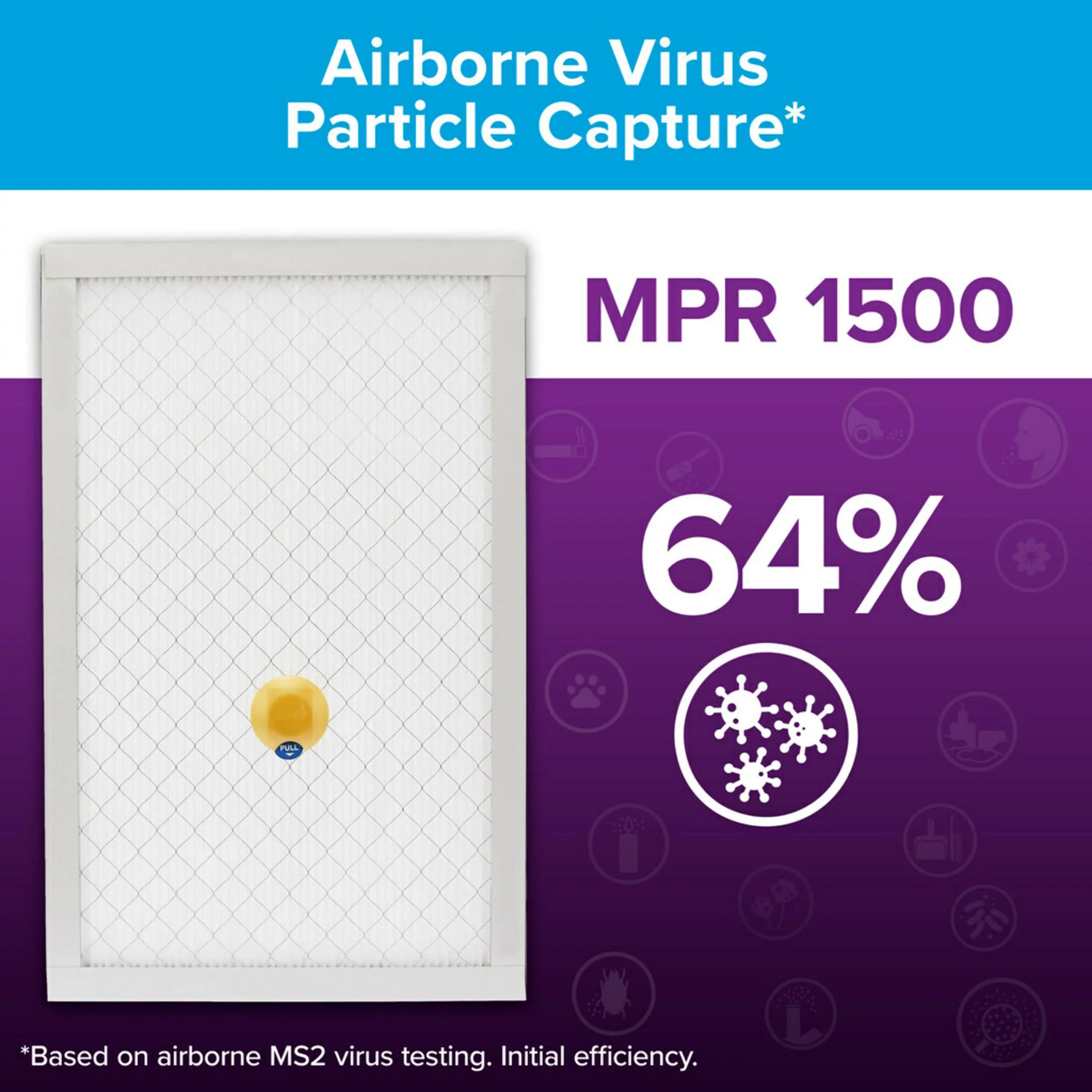 Bacteria Filtrete Smart & Virus Filter, 12, Air 3M Furnace HVAC 14x24x1, and MERV by Allergen, 1500 Filters MPR, 4