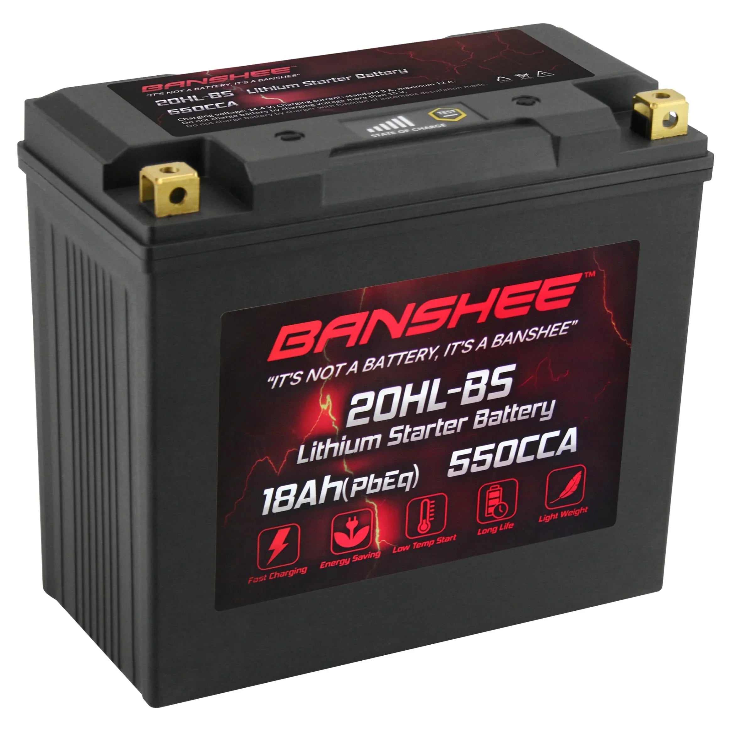 Horse Iron Compatible Ranger with American Battery 2002 Motorsports 2001 LiFePO4 Banshee to YTX20L-BS