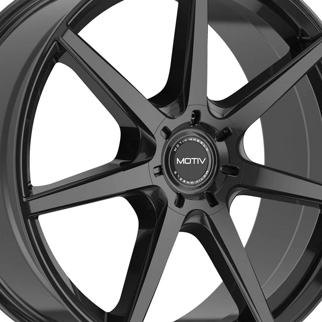 Wheel Black Rigor Motiv 432B 5X108 17x7.5 Rim