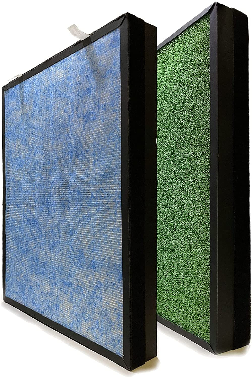 HSP002 Compatible Air HEPA 2.0 Smart Filter with Carbon Purifier, Activated Packs 2 Replacement Nispira 4-in-1 True