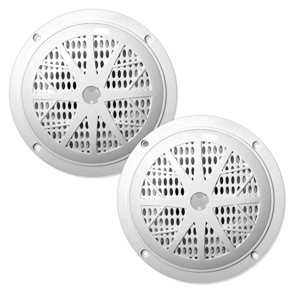 White w/ with Amp USB Pyle Audio Bluetooth 4 6.5'' Bundle: Bundle 21-29' Speaker 120W Boat Receiver Combo x Wire, Wiring Antenna Radio design AUX Speakers, Kit, Pontoon Marine 4-Channel Gauge Marine
