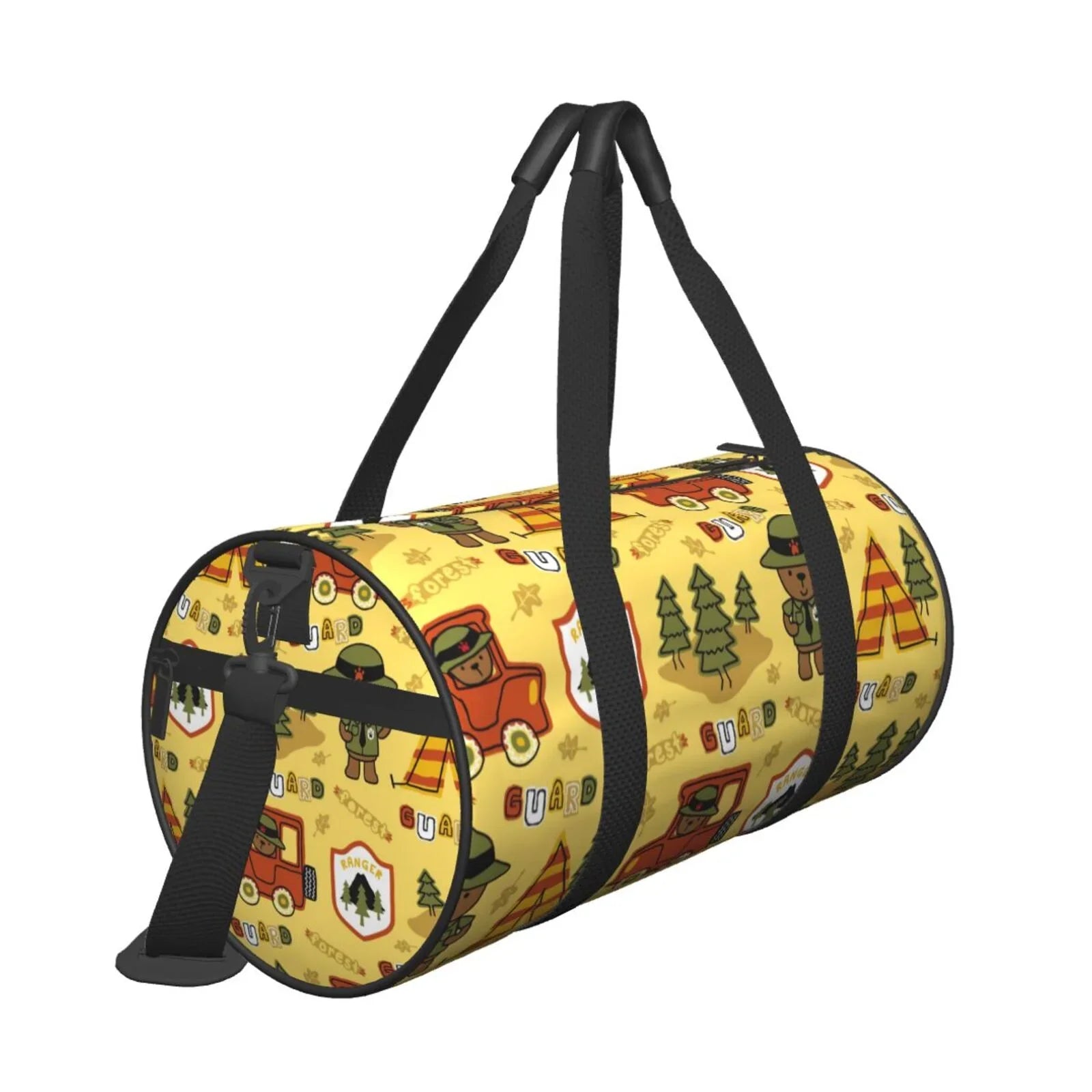 Coaee Luggage Travel with Capacity Compartment Guard Bag Large Cylinder Bag Bag Sports Waterproof Gym and Forest Pocket